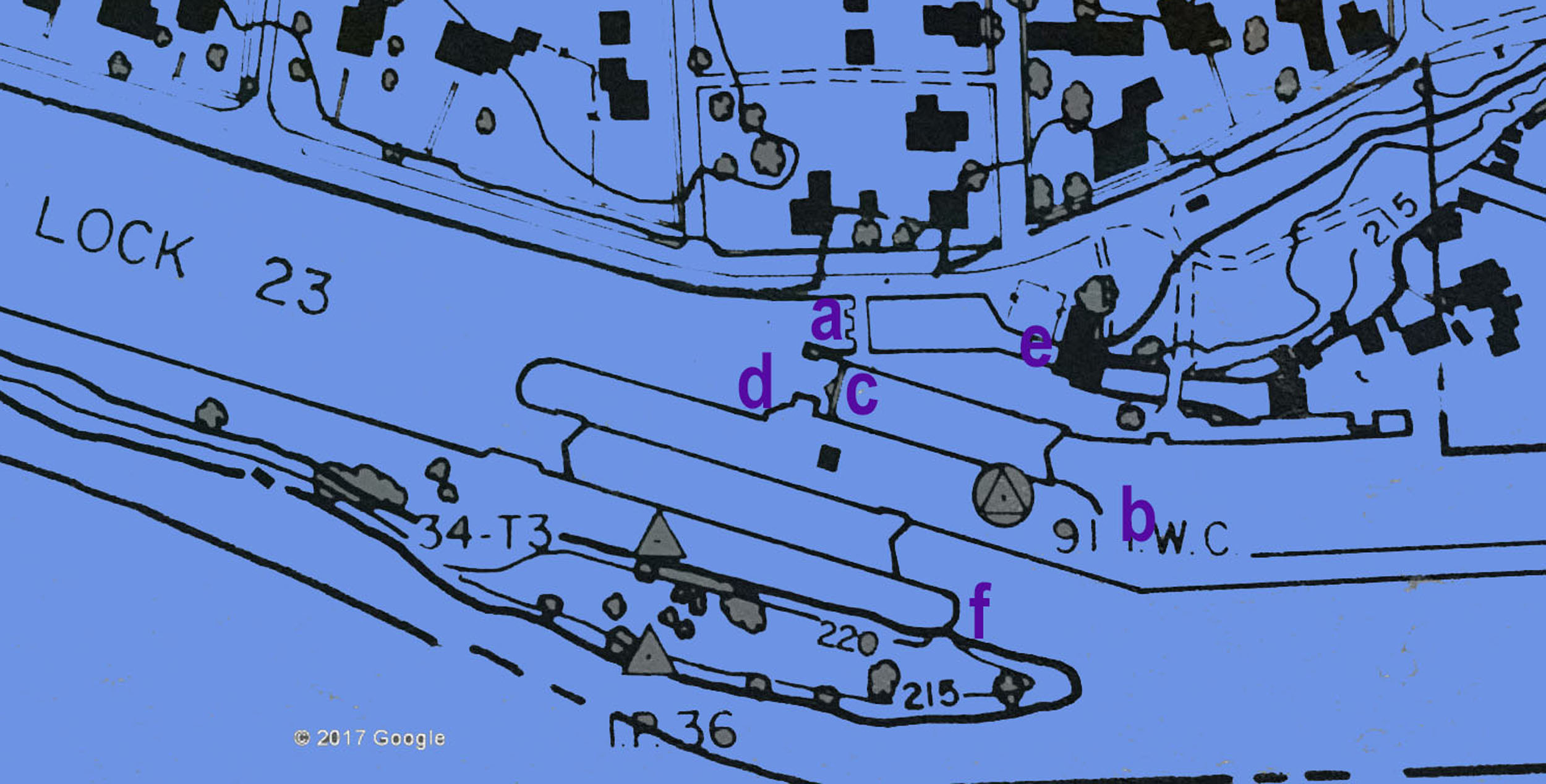 Morrisburg Lock 23 Under Water
